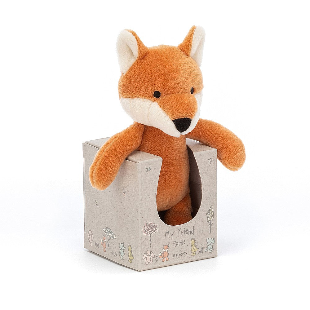 JellyCat My Friend Fox Rattle - H12cm