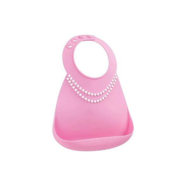 Make My Day Bib - Breakfast At Moms Pink | Little Baby.