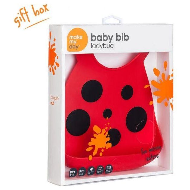 Make My Day Bib - Ladybug | Little Baby.