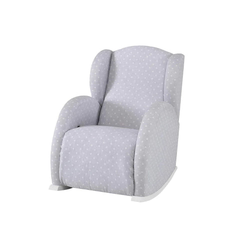 Micuna Flor Breastfeeding Rocking Chair - Galaxy Grey / White