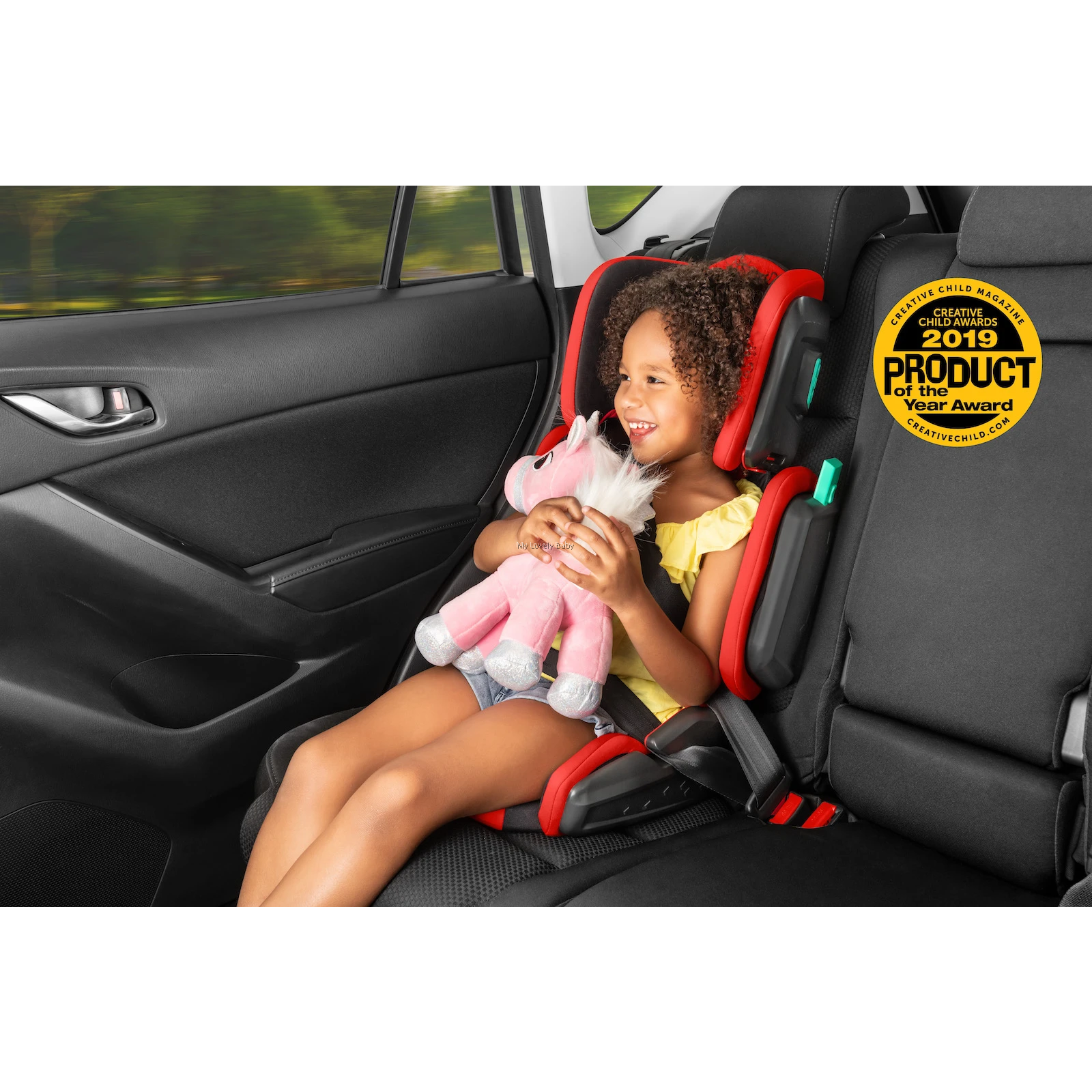Hifold The Fit-And-Fold Booster Seat - Slate Grey | Little Baby.
