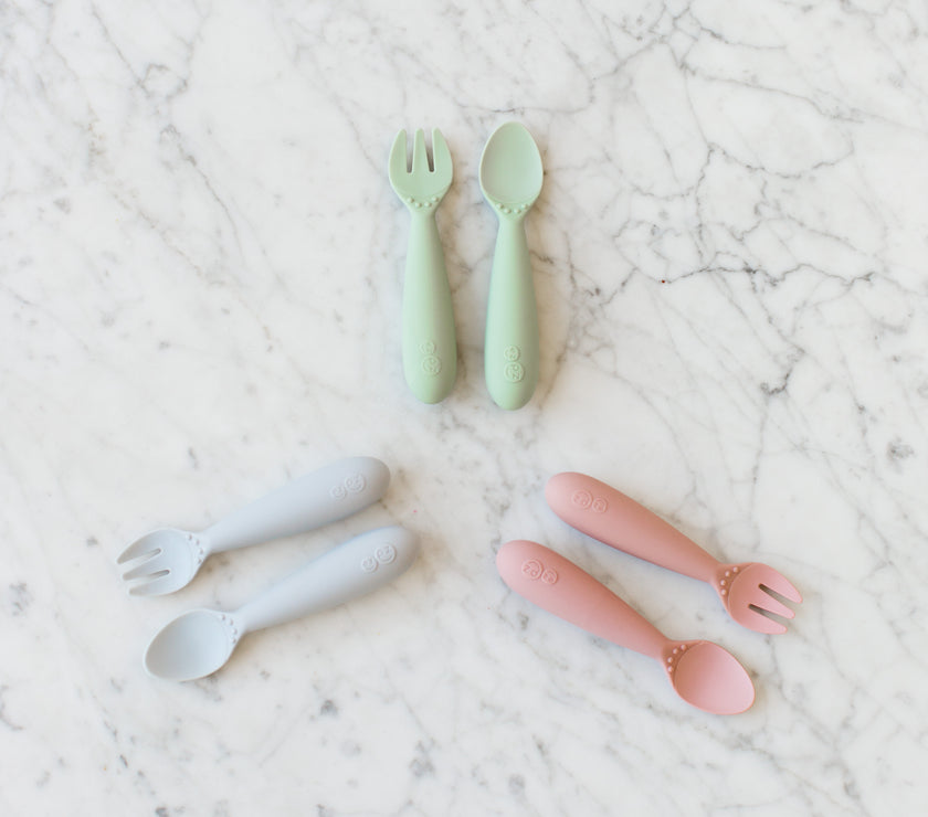 ezpz Mini Utensils (8 Colours) | Little Baby.