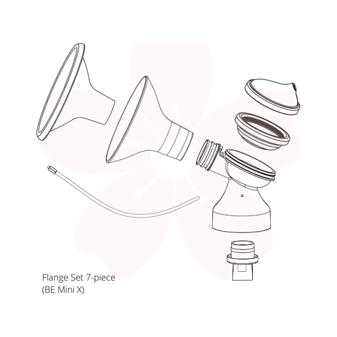 Baby Express Silicone Handsfree Flange Set 24mm