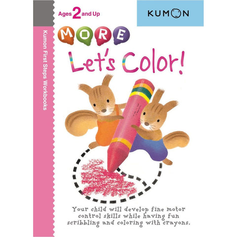 Kumon Books - More Let’s Color! | Little Baby.