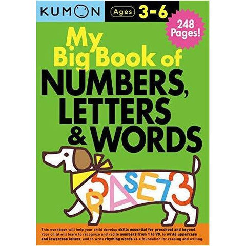 Kumon My Big Book of Numbers, Letters, and Words | Little Baby.