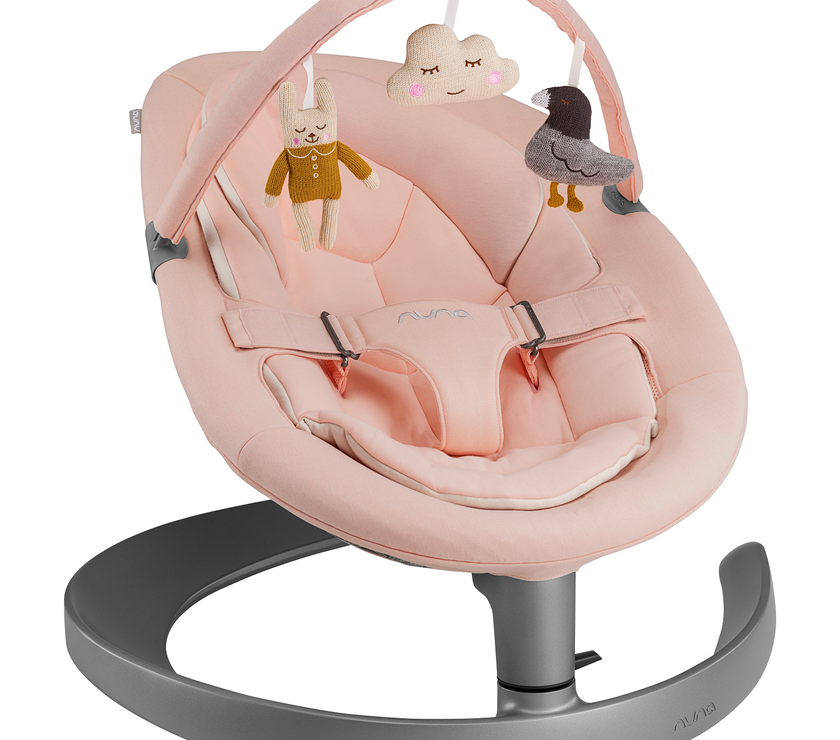 Nuna LEAF™ Grow with Toy Bar - Peach (2021) | Little Baby.