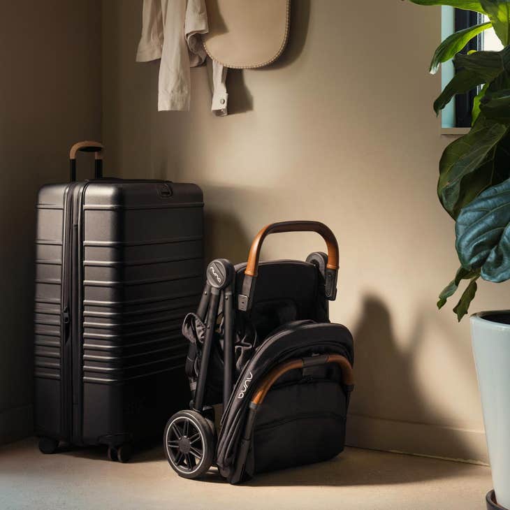 Nuna Trvl Stroller- Pine (w/ rain cover & travel bag)