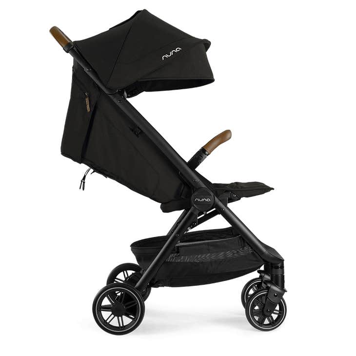 Nuna Trvl Stroller - Caviar (w/ rain cover & travel bag)