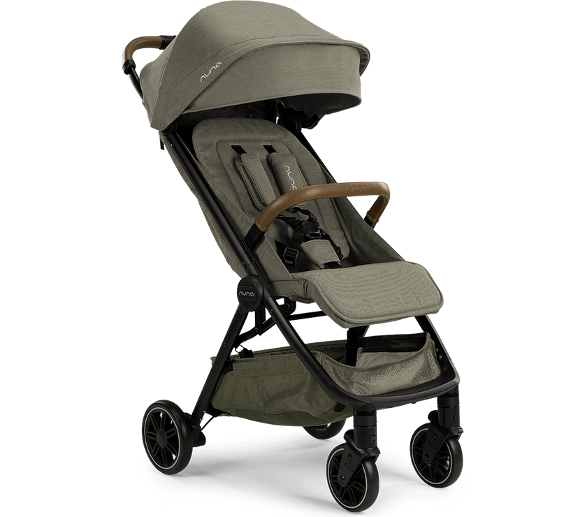 Nuna Trvl Stroller- Pine (w/ rain cover & travel bag)
