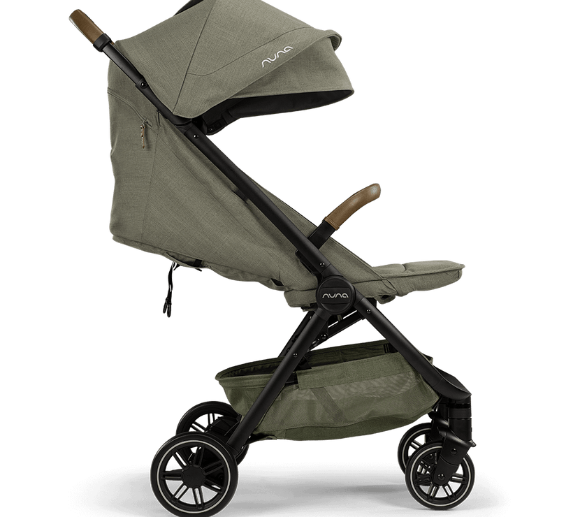 Nuna Trvl Stroller- Pine (w/ rain cover & travel bag)