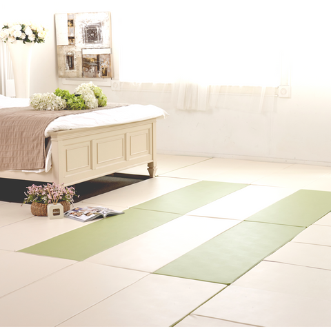 Foldaway Playmat W, 200 x 140 x 4cm (Olive Green) | Little Baby.