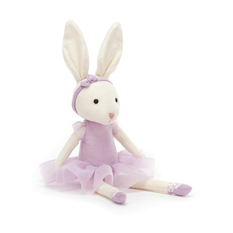 JellyCat Pirouette Bunny Lilac - H27cm | Little Baby.