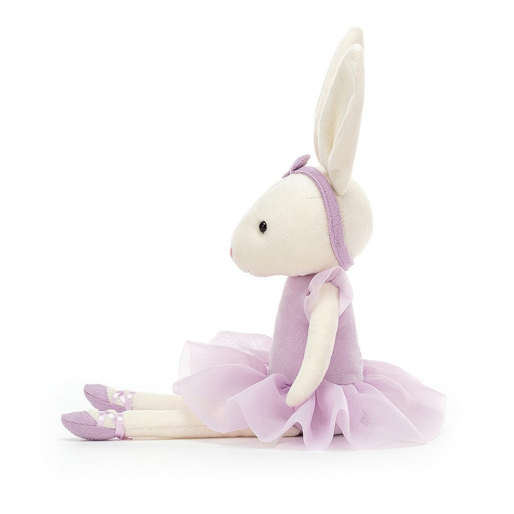JellyCat Pirouette Bunny Lilac - H27cm | Little Baby.