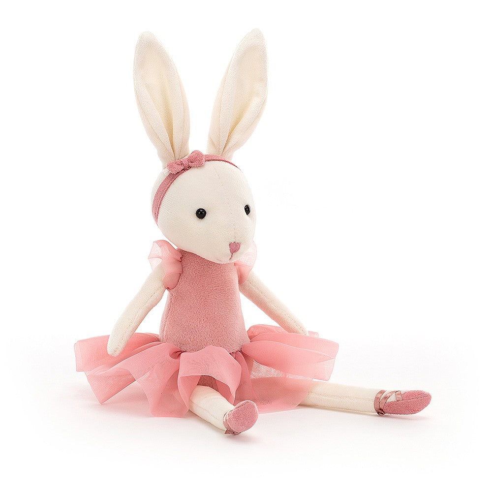 JellyCat Pirouette Bunny Rose - H27cm | Little Baby.