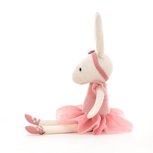 JellyCat Pirouette Bunny Rose - H27cm | Little Baby.