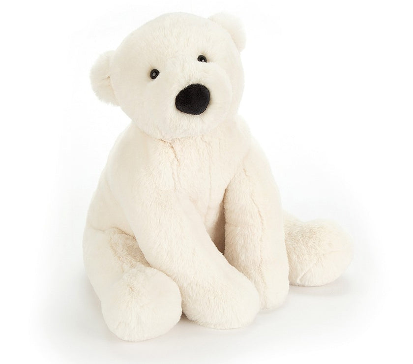 JellyCat Perry Polar Bear - Medium H26cm | Little Baby.
