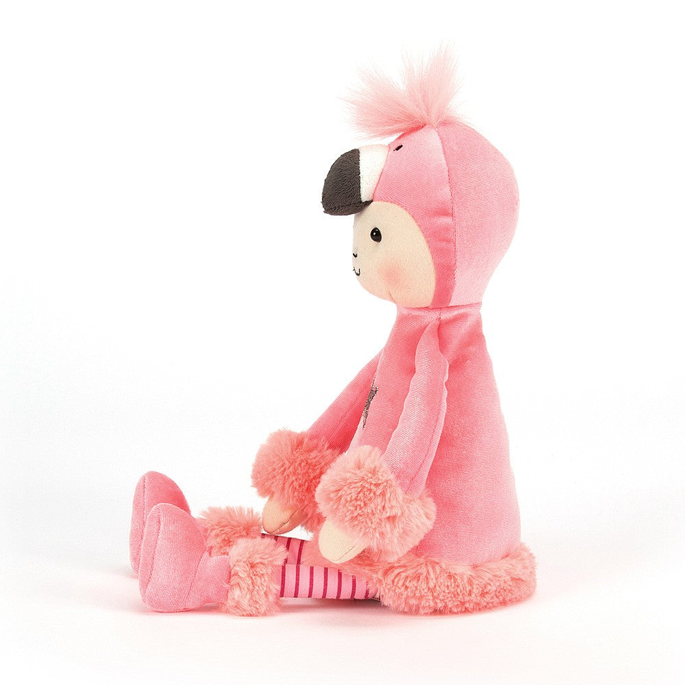 JellyCat Perky Flamingo Flapper - H30CM