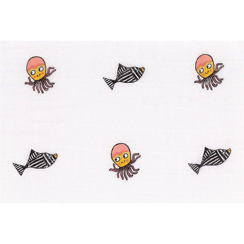 JellyCat Sea Tails Pair Of Muslins | Little Baby.