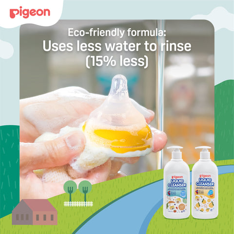 Pigeon Liquid Cleanser Yuzu 650ml Refill 2-in-1