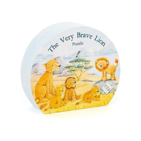 JellyCat The Very Brave Lion Puzzle | Little Baby.