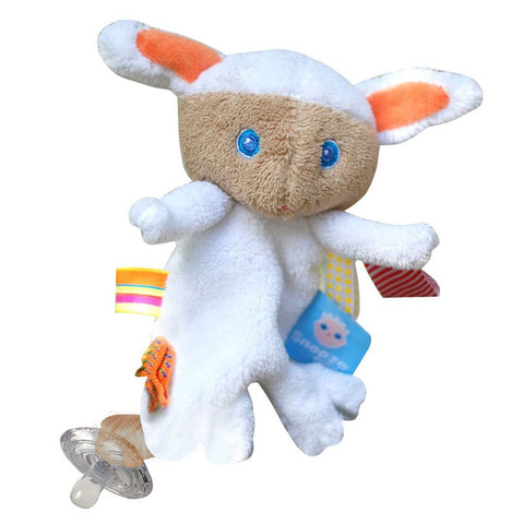 Snoozebaby Pacifier Holder - Mak the Cuddling Lamb | Little Baby.