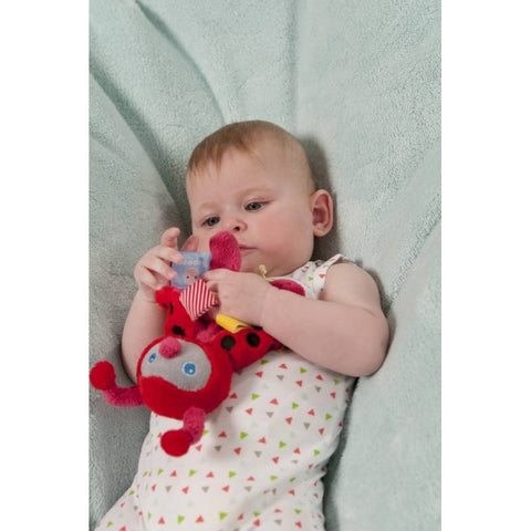 Snoozebaby Pacifier Holder - Zuby the Cuddling Ladybug | Little Baby.