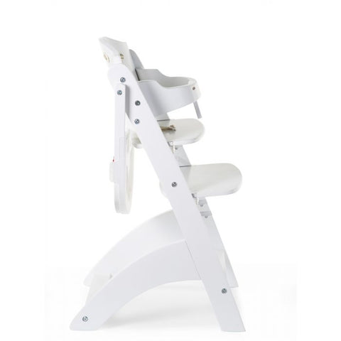 Childhome Lambda 3 Baby High Chair + Feeding Tray - White