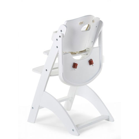 Childhome Lambda 3 Baby High Chair + Feeding Tray - White