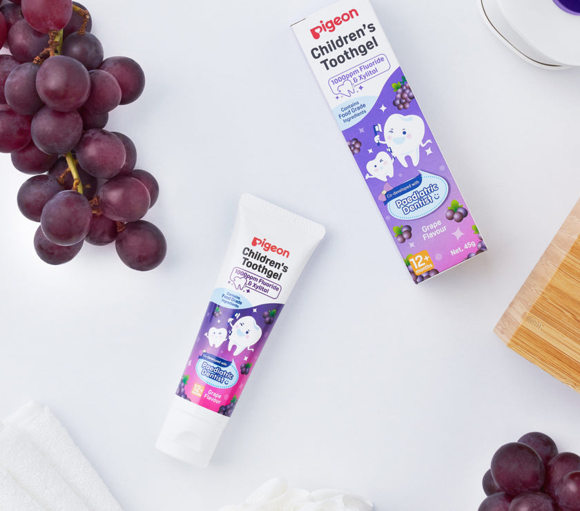 Pigeon Children's Toothgel Grape 45g x3