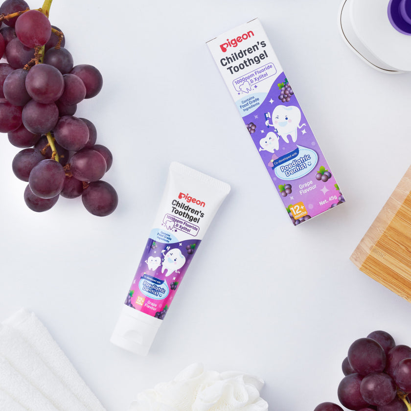 Pigeon Children's Toothgel Grape 45g x3