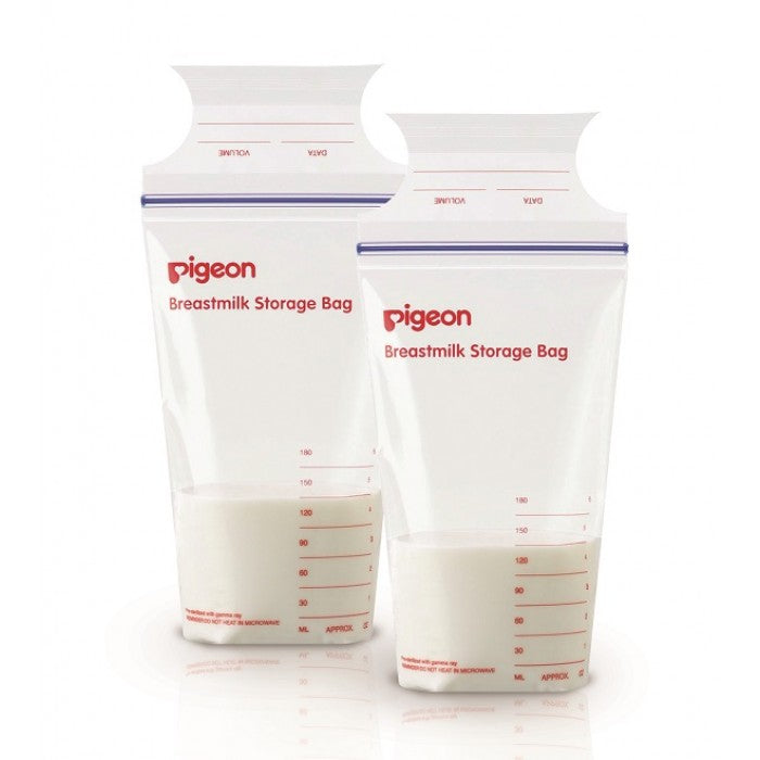 Pigeon Breastmilk Storage Bag 180ml/6oz - 25 Bags | Little Baby.