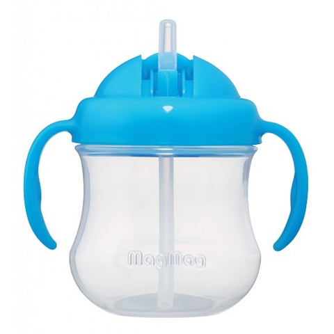 Pigeon MagMag Straw Cup (for 8 months onwards) Sky Blue | Little Baby.