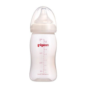 Pigeon Wide-Neck Softouch Peristaltic Plus Nursering Bottle - 240ml | Little Baby.