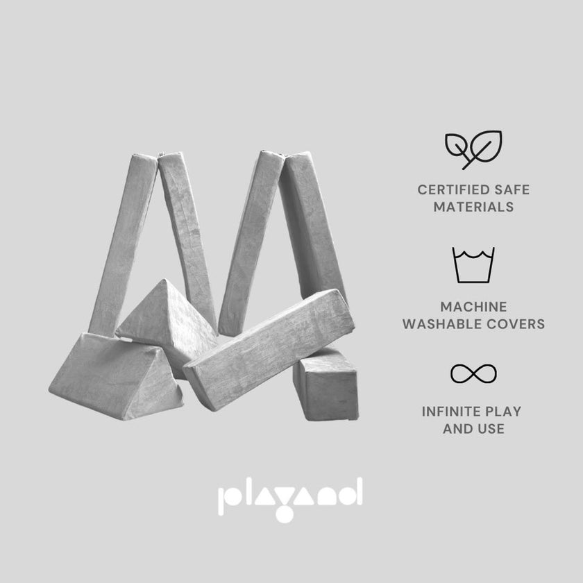 Playand Cloudy Grey Play Sofa Set