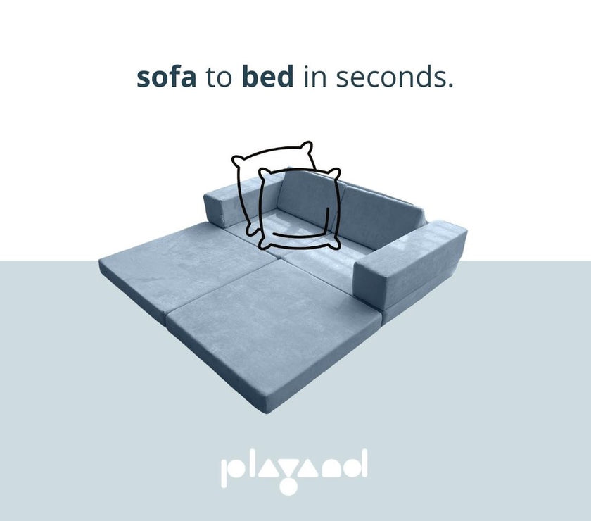 Playand Ocean Blue Play Sofa Set