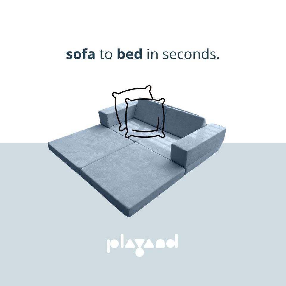 Playand Ocean Blue Play Sofa Set