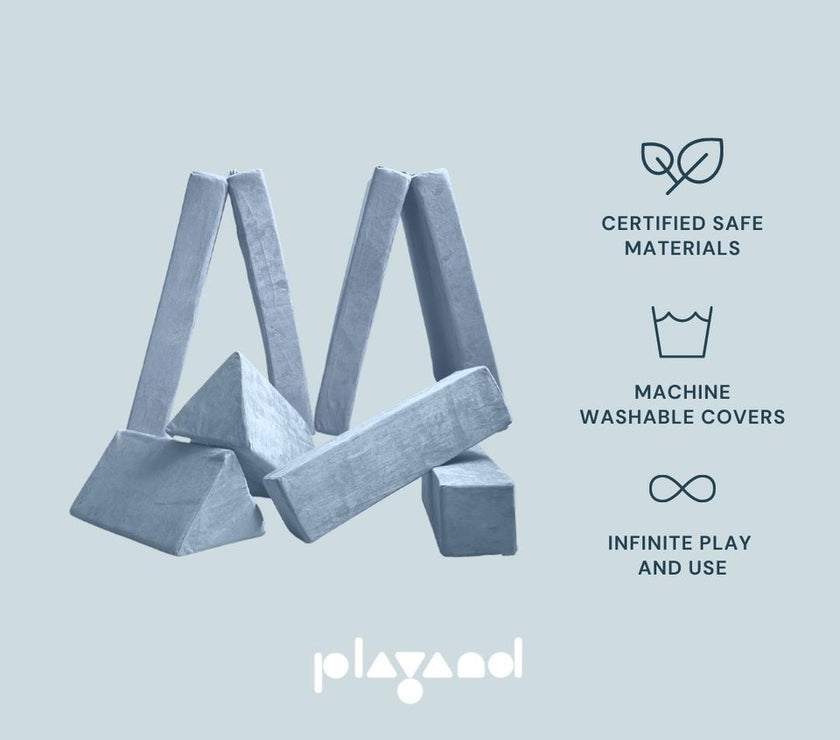 Playand Ocean Blue Play Sofa Set