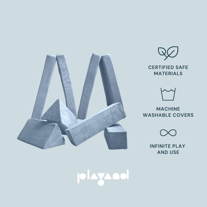 Playand Ocean Blue Play Sofa Set