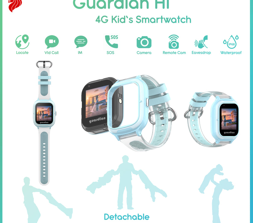 Guardian Hi 4G Kids Smartwatch - Blue | Little Baby.