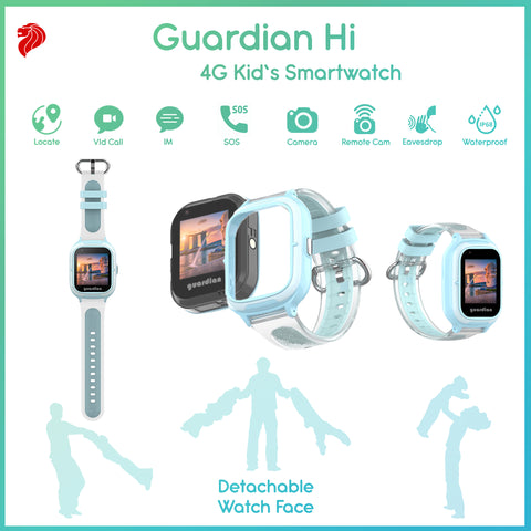 Guardian Hi 4G Kids Smartwatch - Blue | Little Baby.