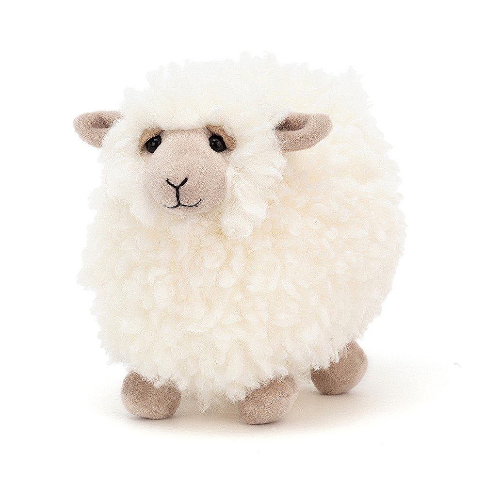 JellyCat Rolbie Cream Sheep - Small H15cm