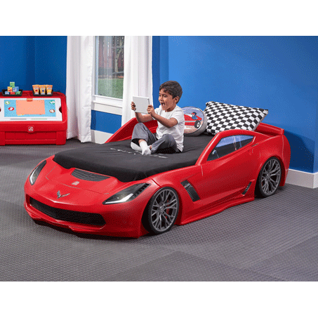 Step2 Corvette® Z06 Toddler to Twin Bed™-4