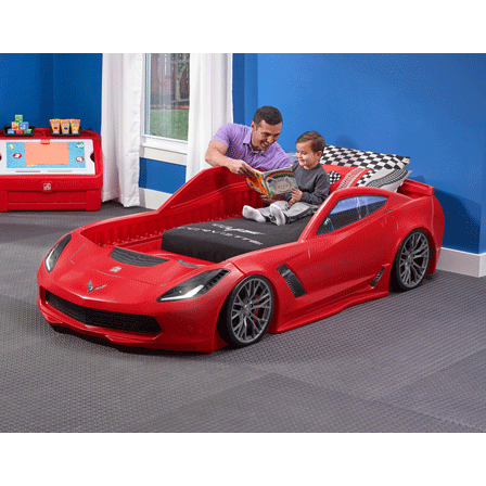 Step2 Corvette® Z06 Toddler to Twin Bed™-1