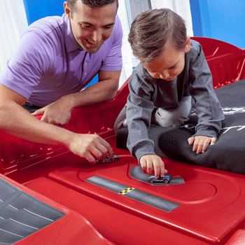 Step2 Corvette® Z06 Toddler to Twin Bed™-2