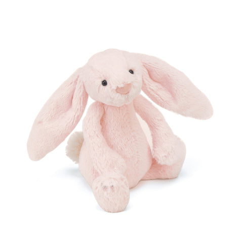 JellyCat Bashful Pink Bunny Rattle - Small H18cm | Little Baby.