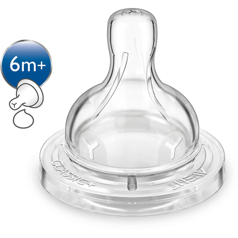 Philips Avent Classic Thick feed flow Teat 6M+ SCF636/27 | Little Baby.