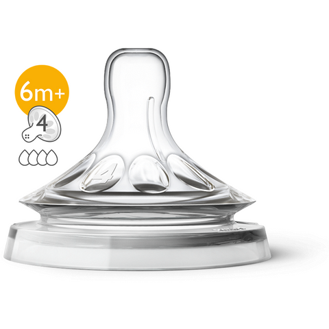 Philips Avent Natural Teats Fast Flow 6M+ | Little Baby.