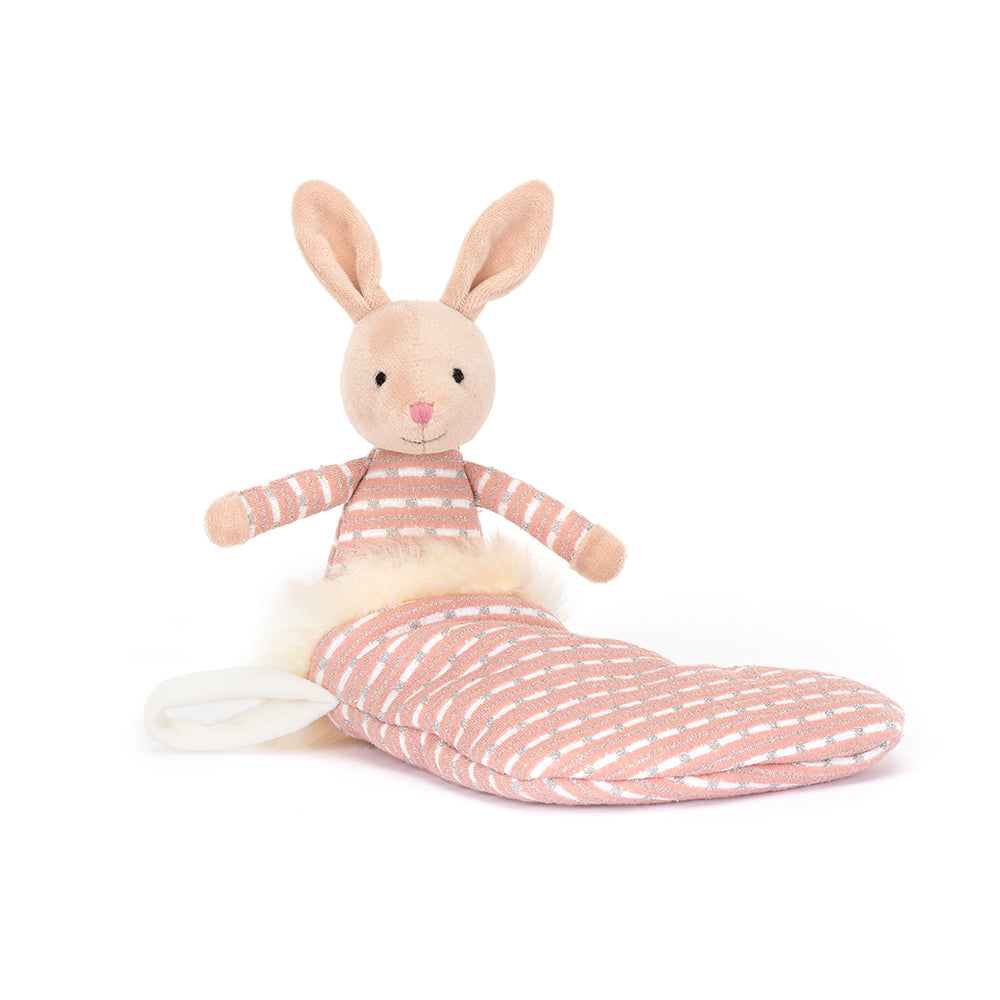 Jellycat Shimmer Stocking Bunny - H20cm