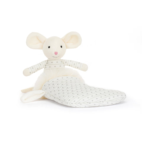 Jellycat Shimmer Stocking Mouse - H20cm