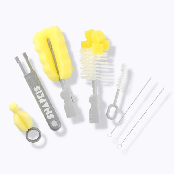 Snapkis 6-piece Brush Set Grey
